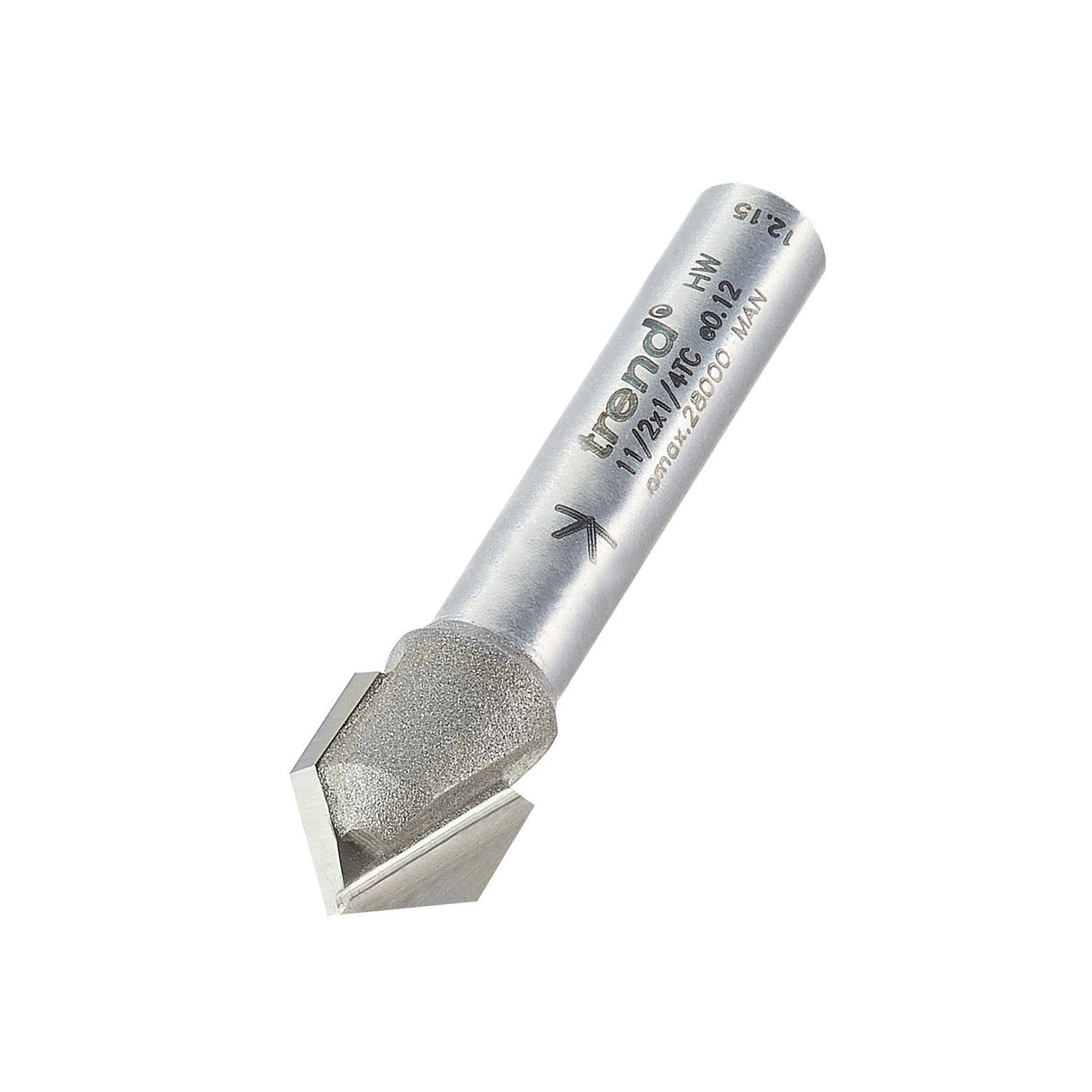 Chamfer V Groove Cutter 45 Degrees - 11/2X1/4TC