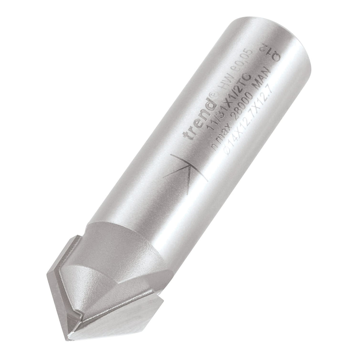 Chamfer V Groove Cutter 45 Degrees - 11/31X1/2TC