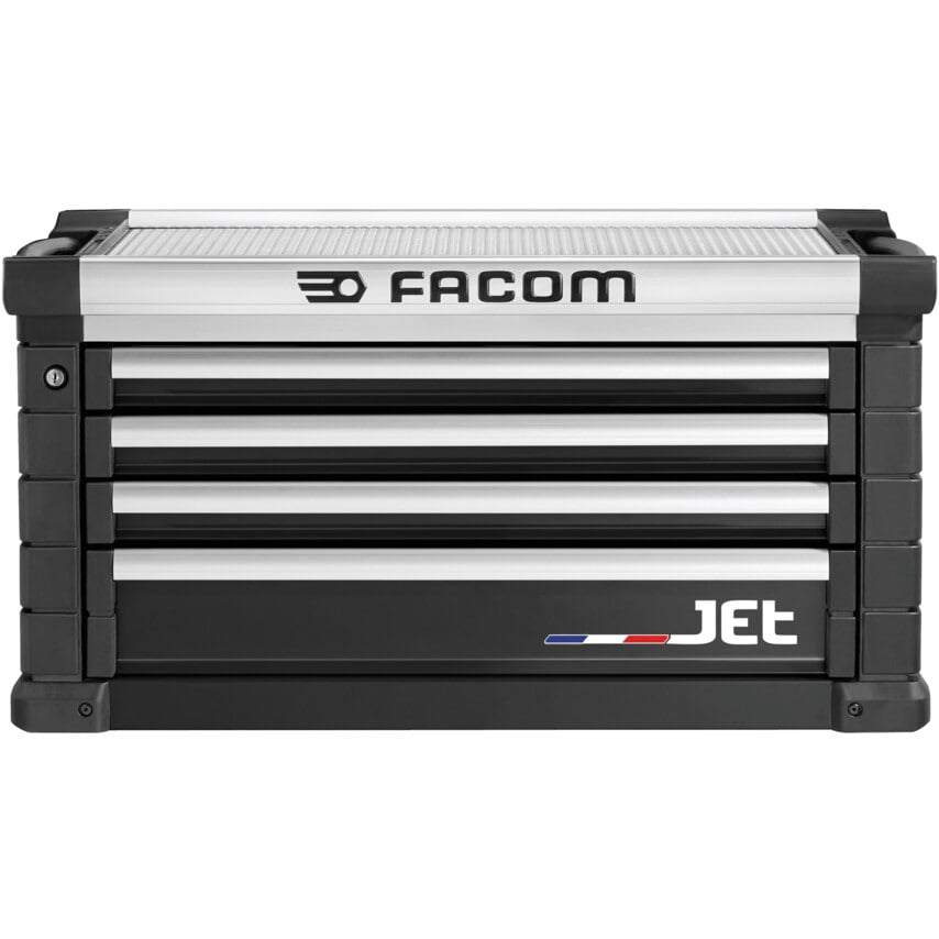 Chest JETM4 4 Drawers Black