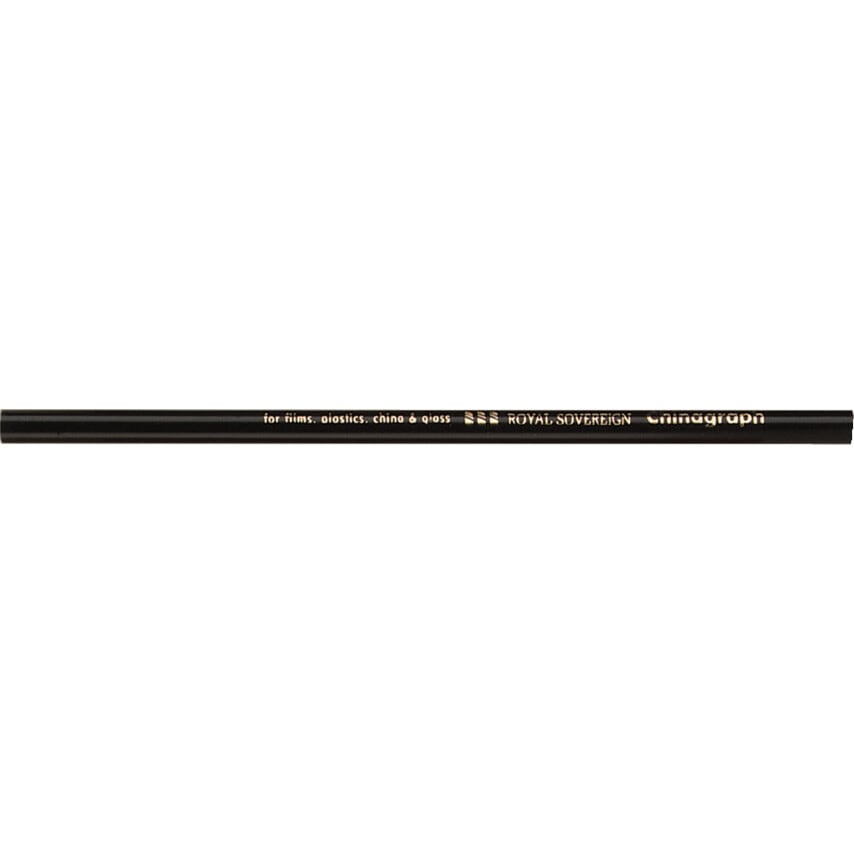 Chinagraph Pencil Black 52563 (PK-12)