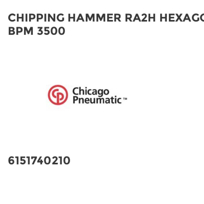 Chipping Hammer RA2H Hexagonal BPM 3500