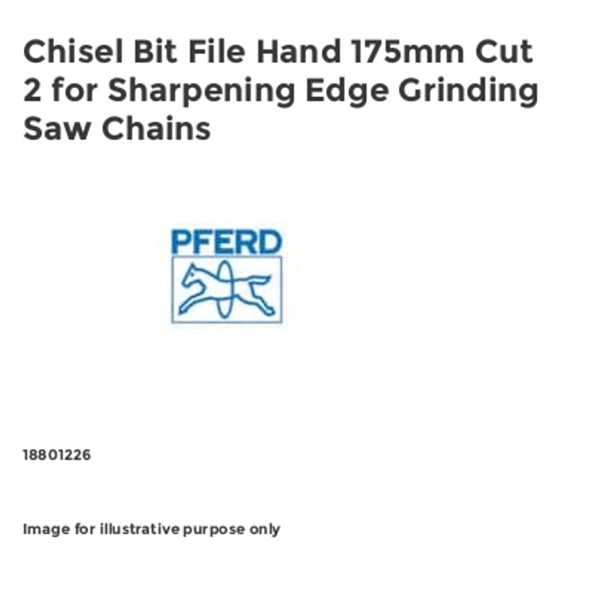 Chisel Bit File Hand 175mm Cut 2 for Sharpening Edge Grinding Saw Chains