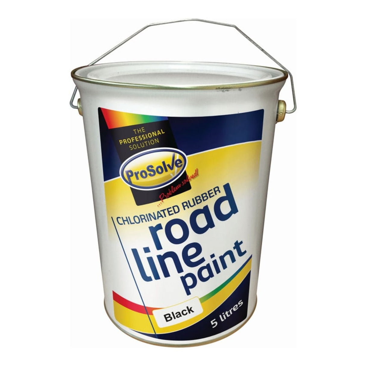 Chlorinated Rubber Road Line Paint Black 5 Litre