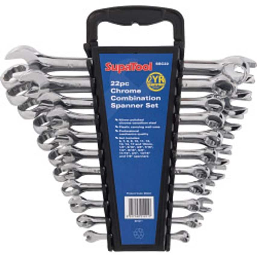 Chrome Combination Spanner Set of 22 Piece