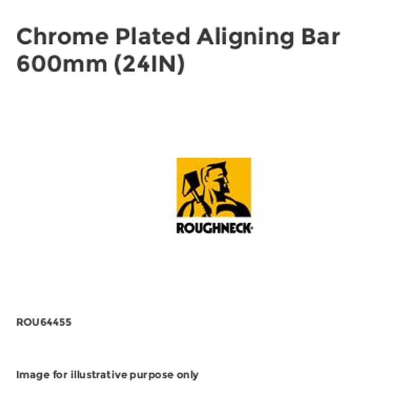 Chrome Plated Aligning Bar 600mm (24IN)