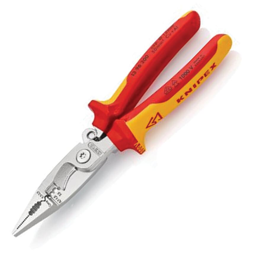 Chrome Plated Electrical Installation Plier 200mm