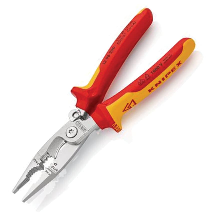 Chrome Plated Electrical Installation Plier 200mm