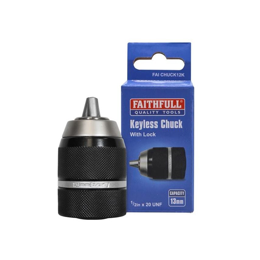 Chuck Keyless Impact 13mm Capacity 1/2 x 20 UNF FAICHUCK12K