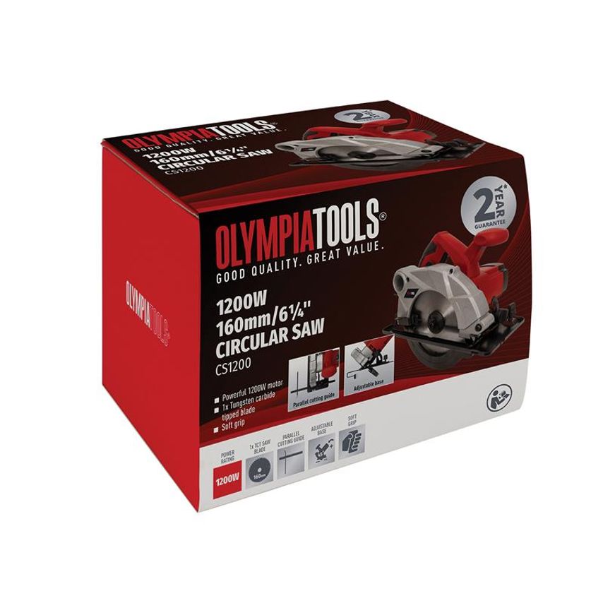 Circular Saw 160mm (6.14in) 1200W 240V OLPCS1200