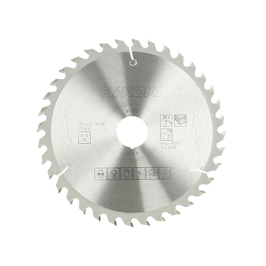 Circular Saw Blade 185 x 30mm x 36T HIK752432