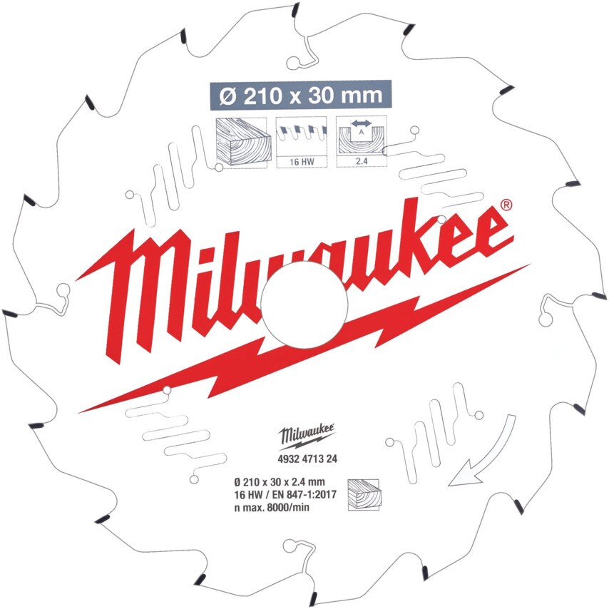 Circular Saw Blade (Csb) MS W210x30x2.4x16ATB