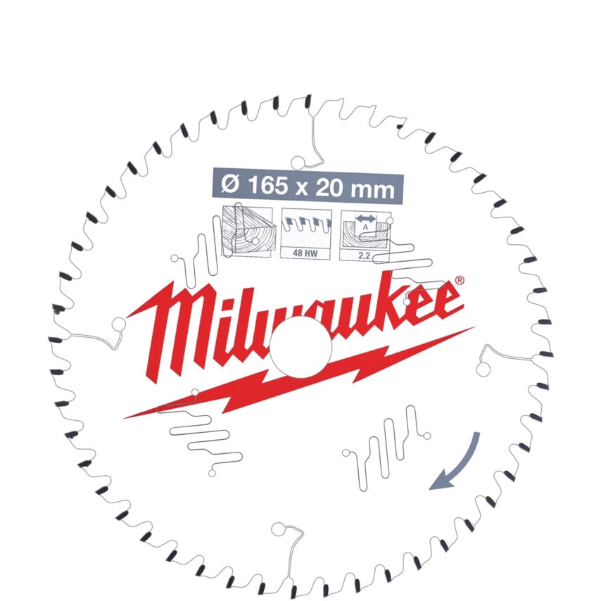 Circular Saw Blade (Csb) P W165x20x2.2x48ATB