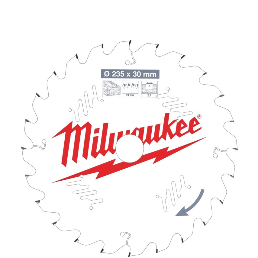 Circular Saw Blade (Csb) P W235x30x2.4x24ATB