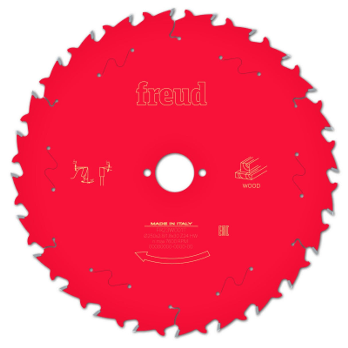 Circular Saw Blade Table Wood 250 x 30 x 2.8/1.8 X T24 LP20M 025P