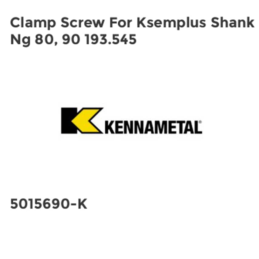 Clamp Screw For Ksemplus Shank Ng 80, 90 193.545