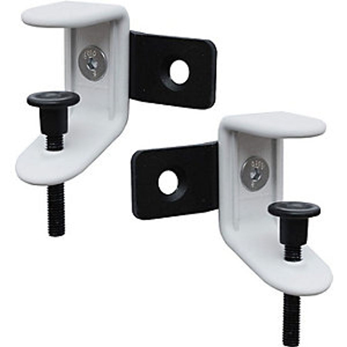 Clamp for Softline Acoustic Desk Partition Suspended with Bracket Connections Pack of 2 White