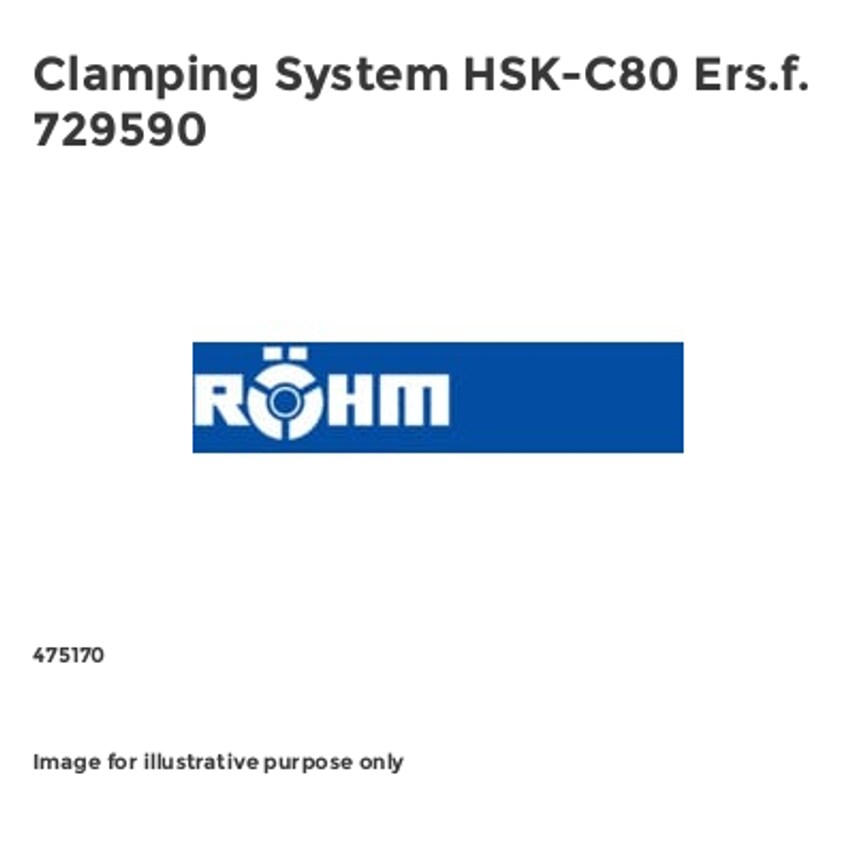 Clamping System HSK-C80 Ers.f. 729590