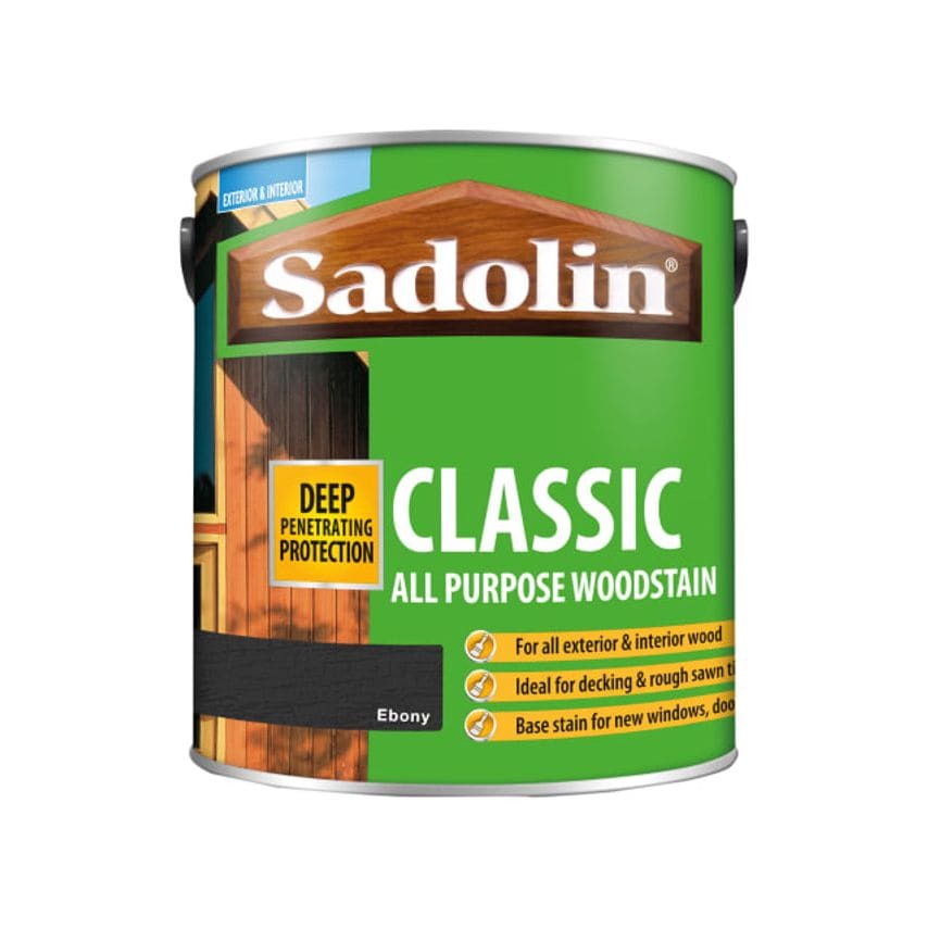 Classic Wood Protection Ebony 2.5 litre