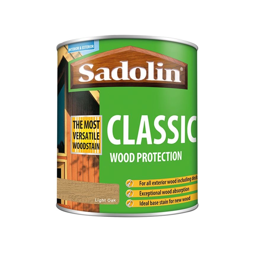 Classic Wood Protection Light Oak 1 litre SAD5028498