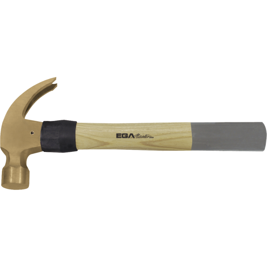 Claw Hammer 500 GR Hickory Handle Non Sparking Cu-Be