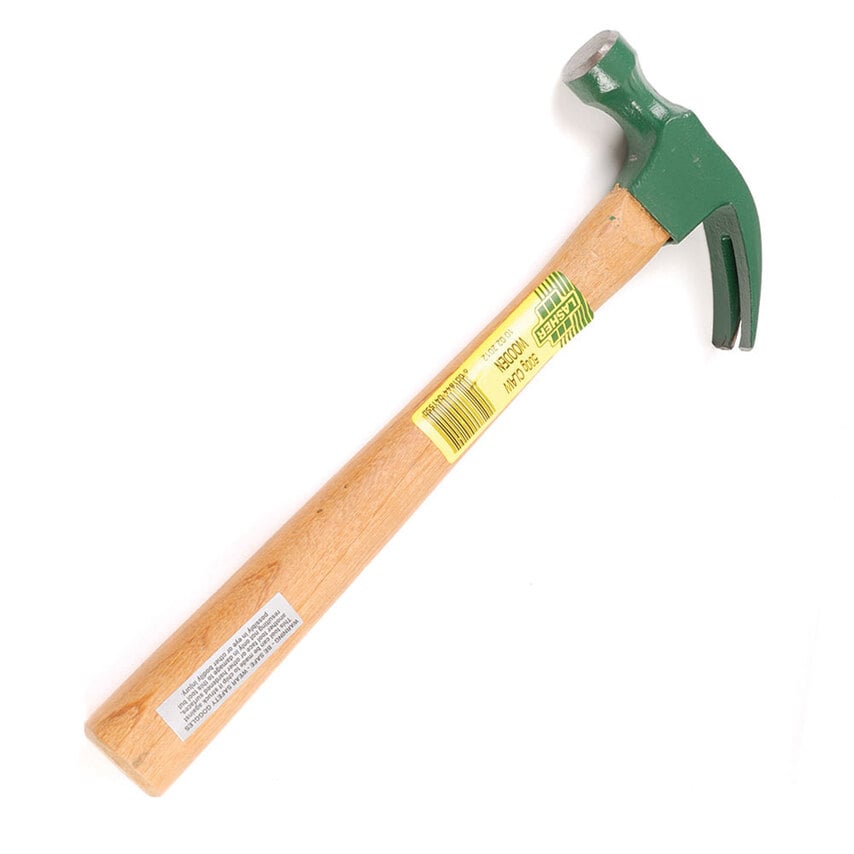 Claw Hammer with Wooden Shaft - 500g (18oz)