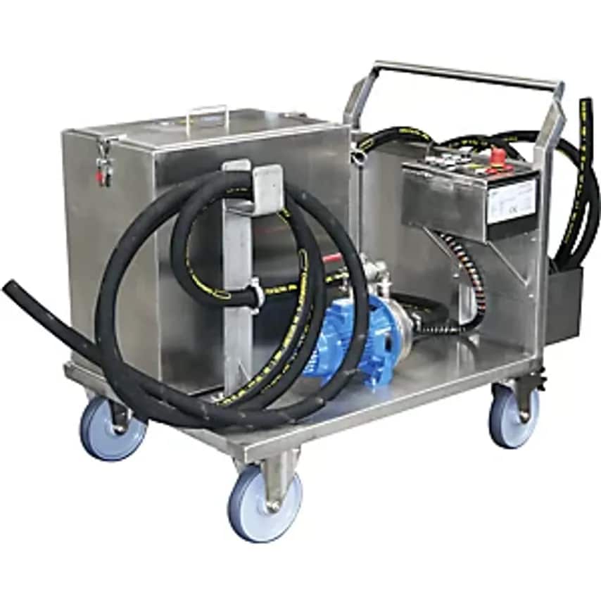 Cleaning Device For Pipe/Heat Exchanger - Mobile/Ready For Connection