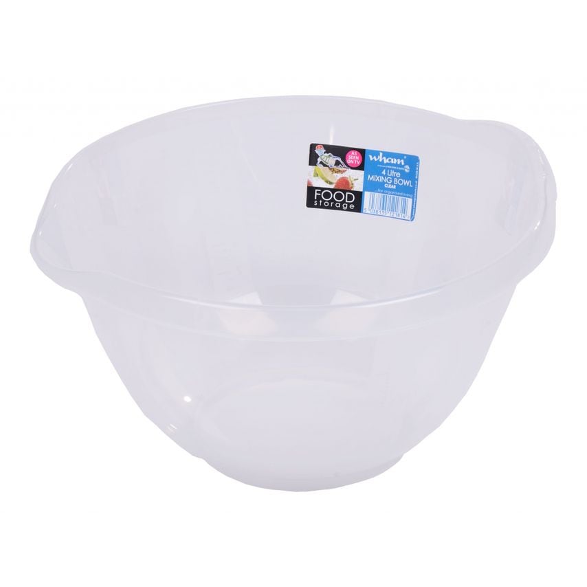 Clear Mixing Bowl 4ltr