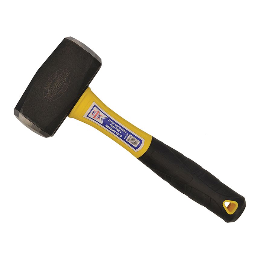 Club Hammer Fibreglass Handle 1.81kg (4 lb) FAIFG4