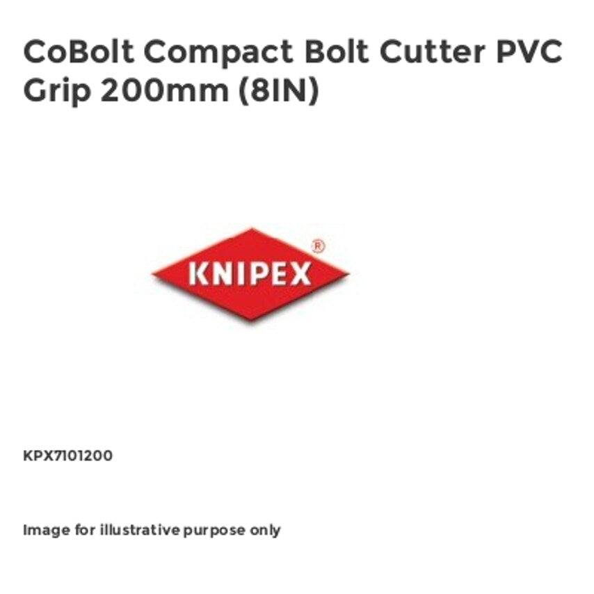 CoBolt Compact Bolt Cutter PVC Grip 200mm (8IN) KPX7101200