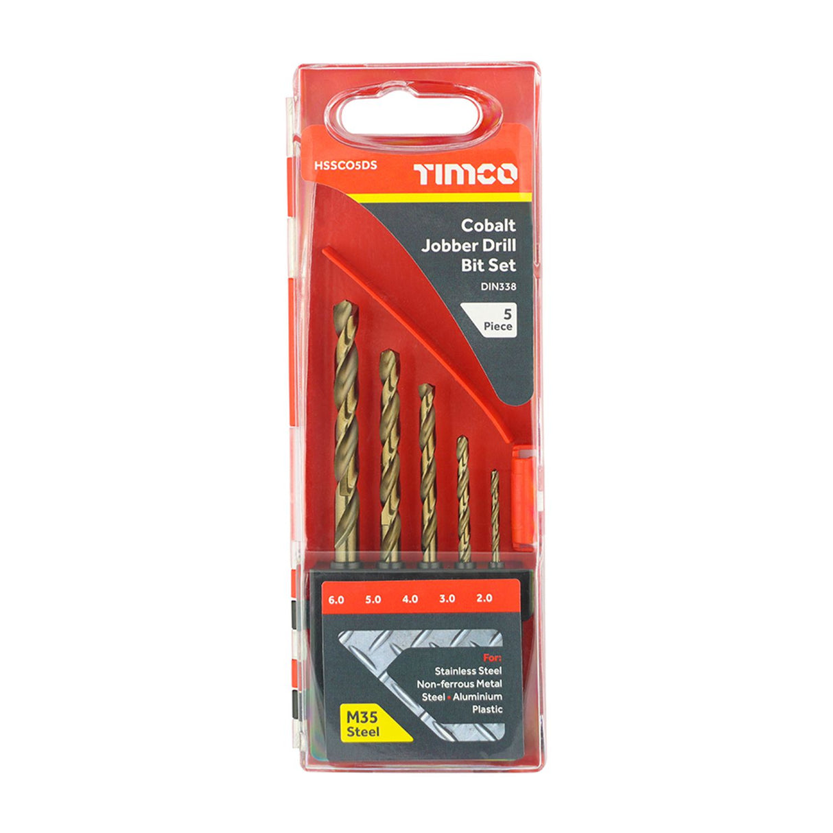 Cobalt Jobber Drill Bit Set - HSSCO5DS