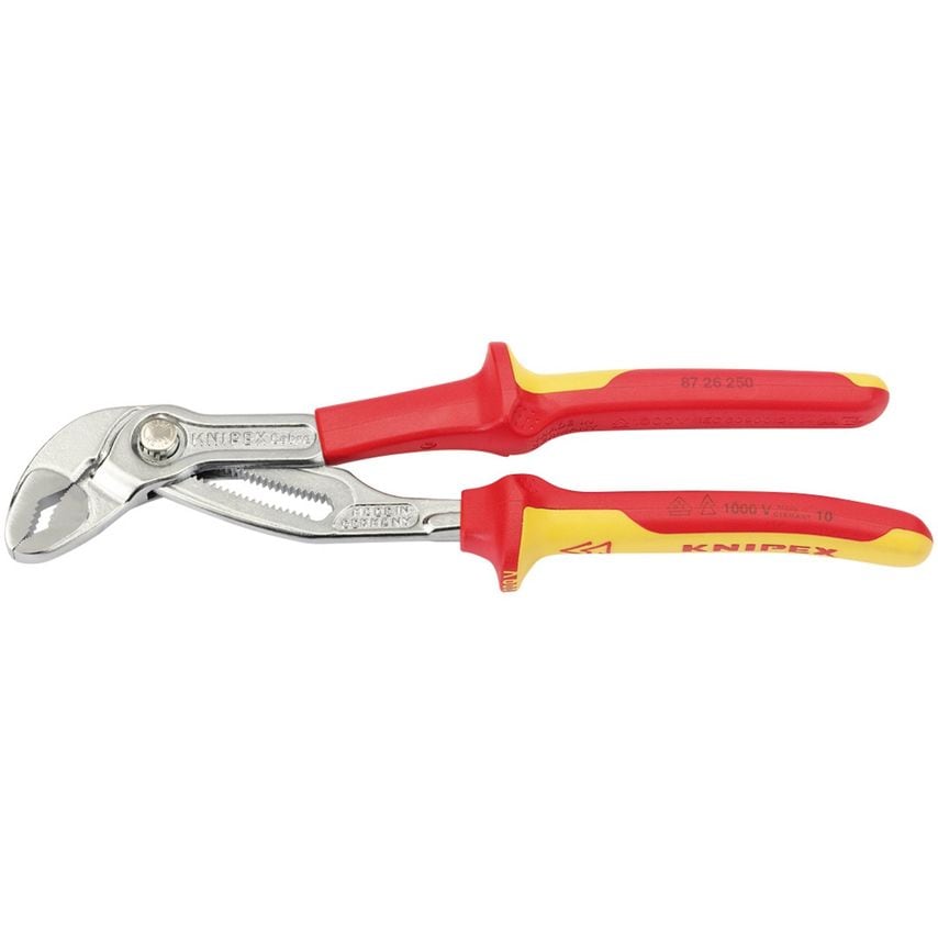 Cobra 87 26 250 VDE Chrome Waterpump Pliers - 250mm