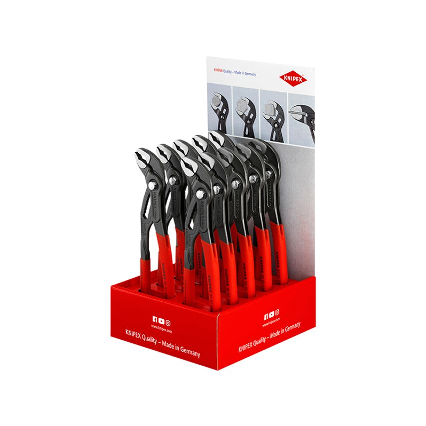 Cobra Water Pump Pliers (Counter Display of 10 x KPX8701250) KPX001801V11