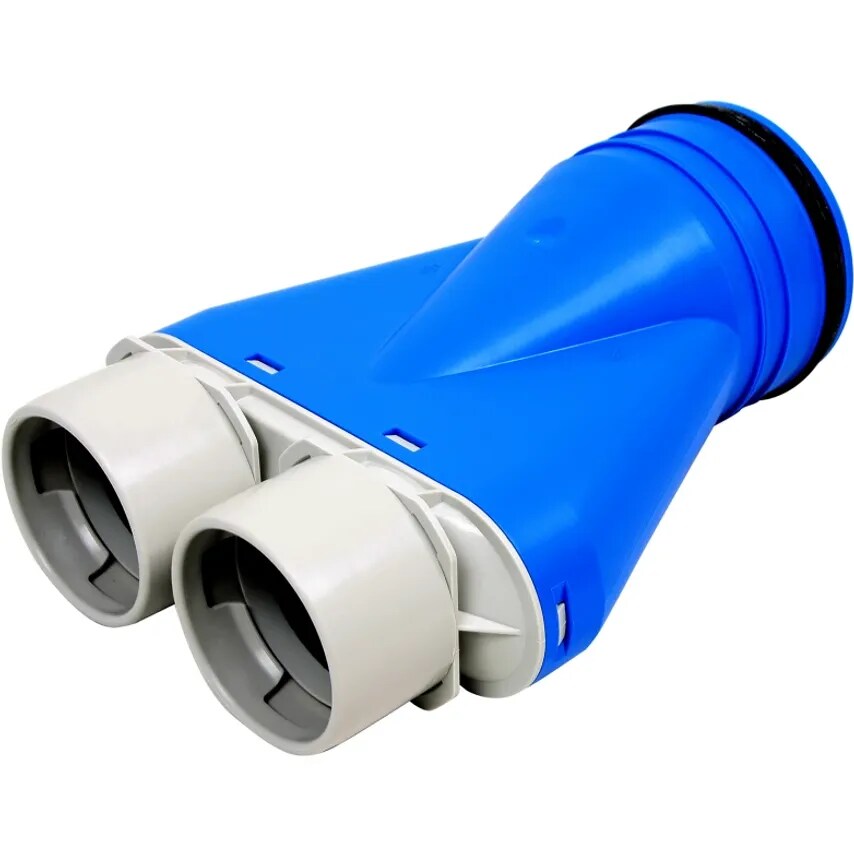 Collector Valve Straight 2 x 75-125mm