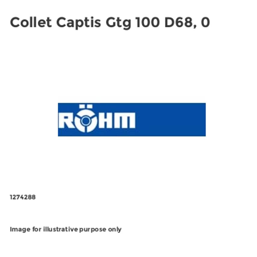Collet Captis Gtg 100 D68, 0