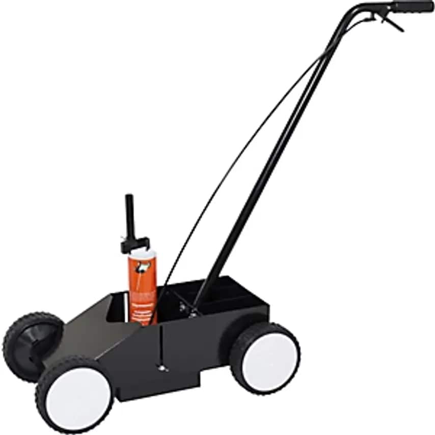 Colour Line Marking Set, BASIC Marking Trolley, 1 Can Of Yellow Paint