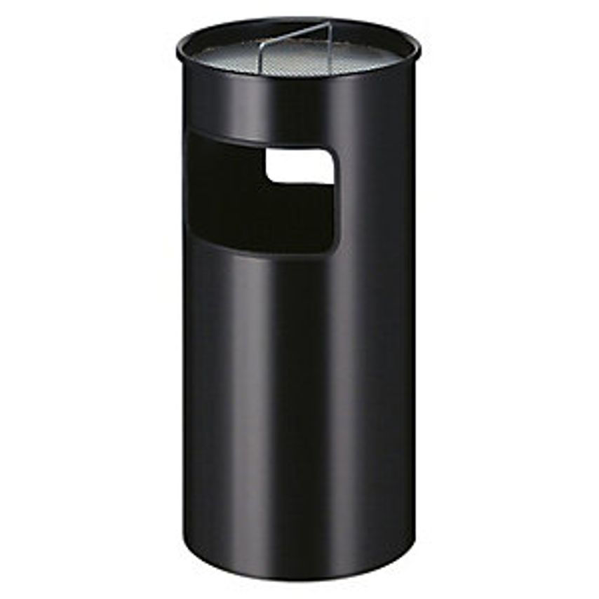 Combination Ashtray, Capacity 50 L, Hx690 X 320mm, Black