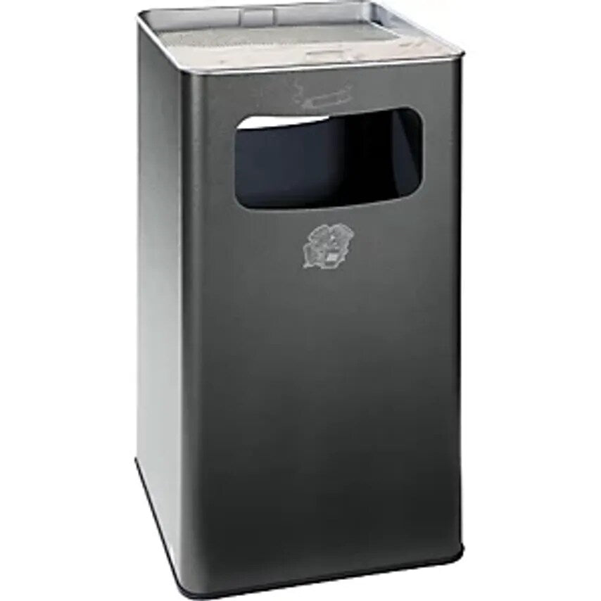 Combination Ashtray, Capacity 96 L, WxHxD 430 X 755 X 430mm, Sheet Steel, Granite