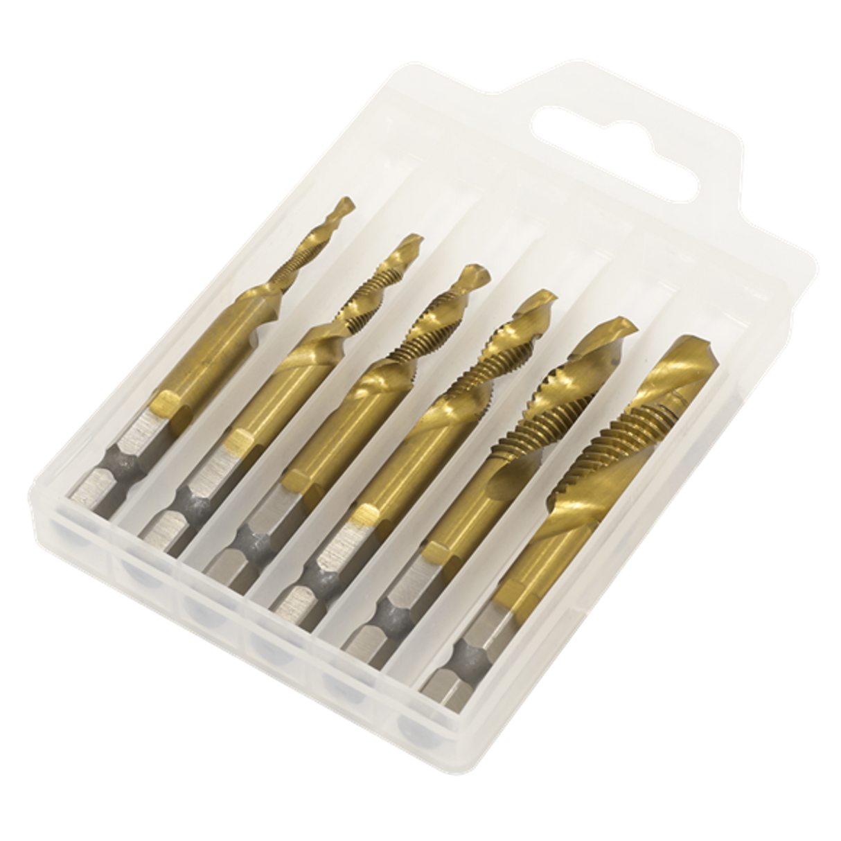 Combination Drill & Tap Bit Set - 6 Piece