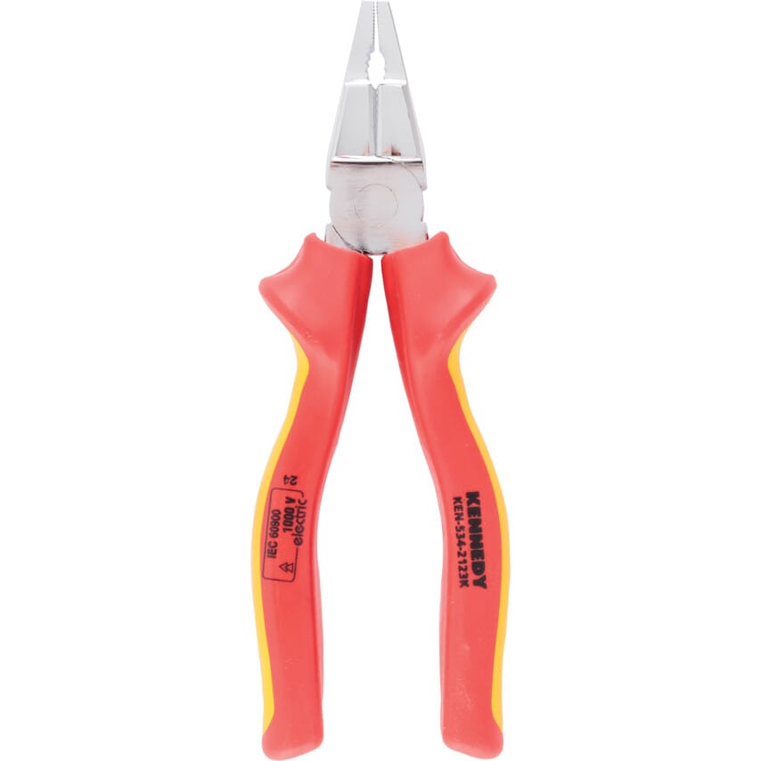 Combination Pliers Insulated 2-Component Handles 1000V 160mm