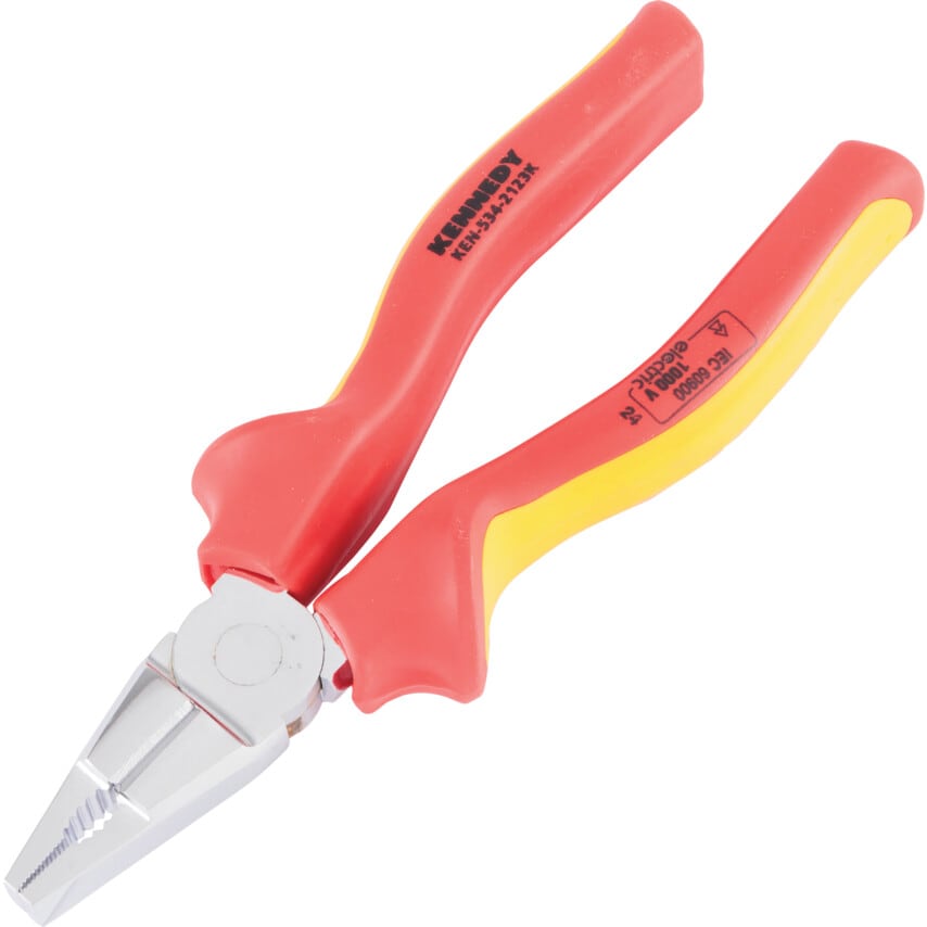 Combination Pliers Insulated 2-Component Handles 1000V 160mm
