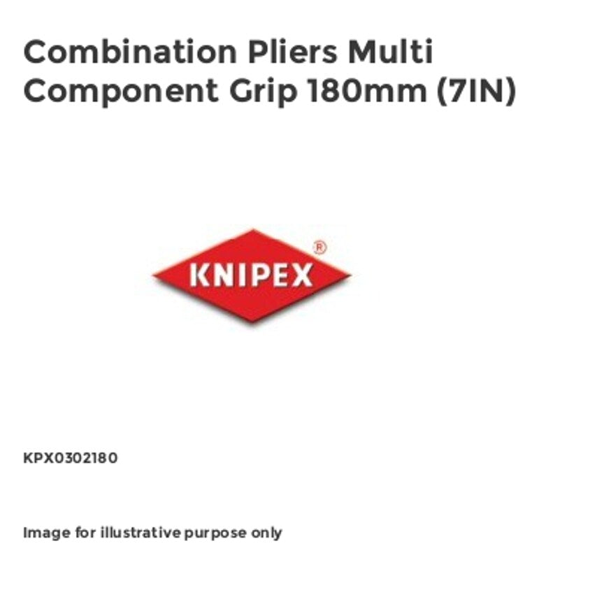 Combination Pliers Multi Component Grip 180mm (7IN)