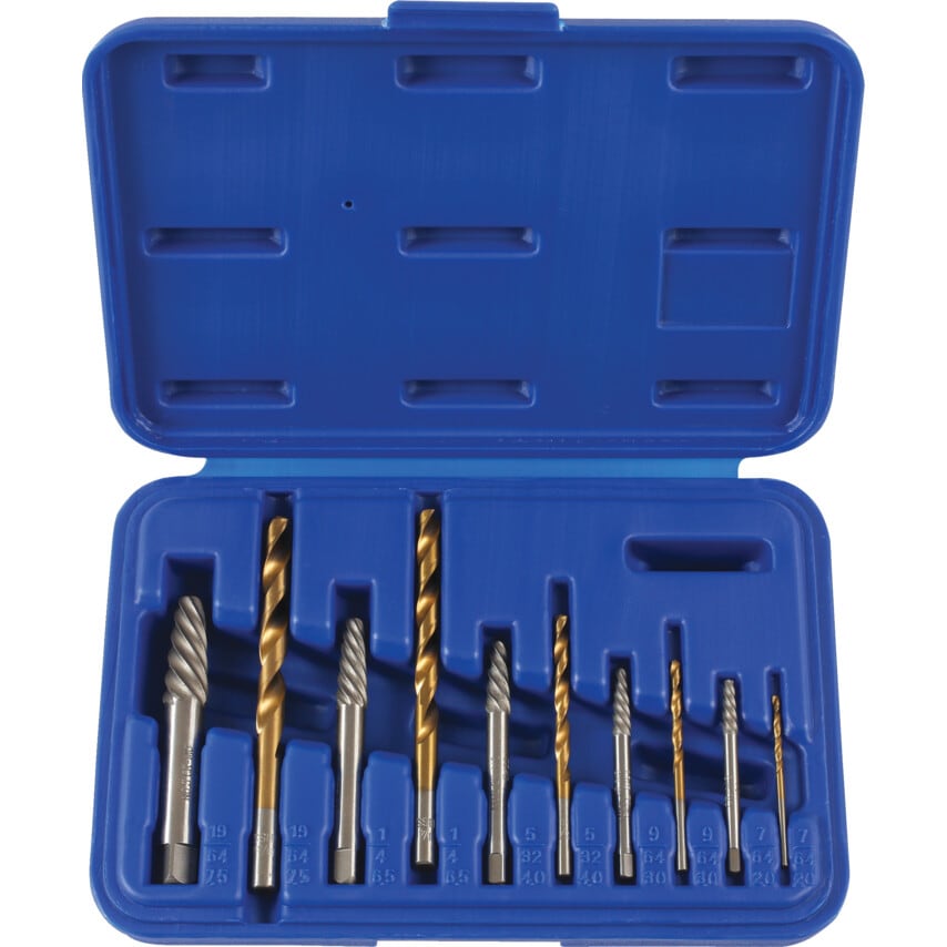 Combination Screw Extractor & Drill Set