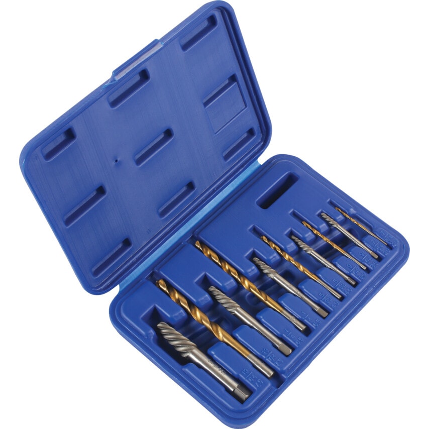 Combination Screw Extractor & Drill Set