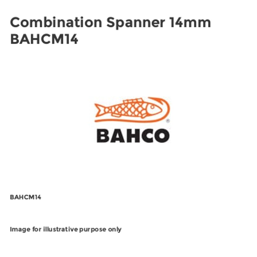 Combination Spanner 14mm BAHCM14