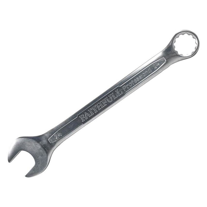Combination Spanner CV Satin Finish 24mm FAISPAC24