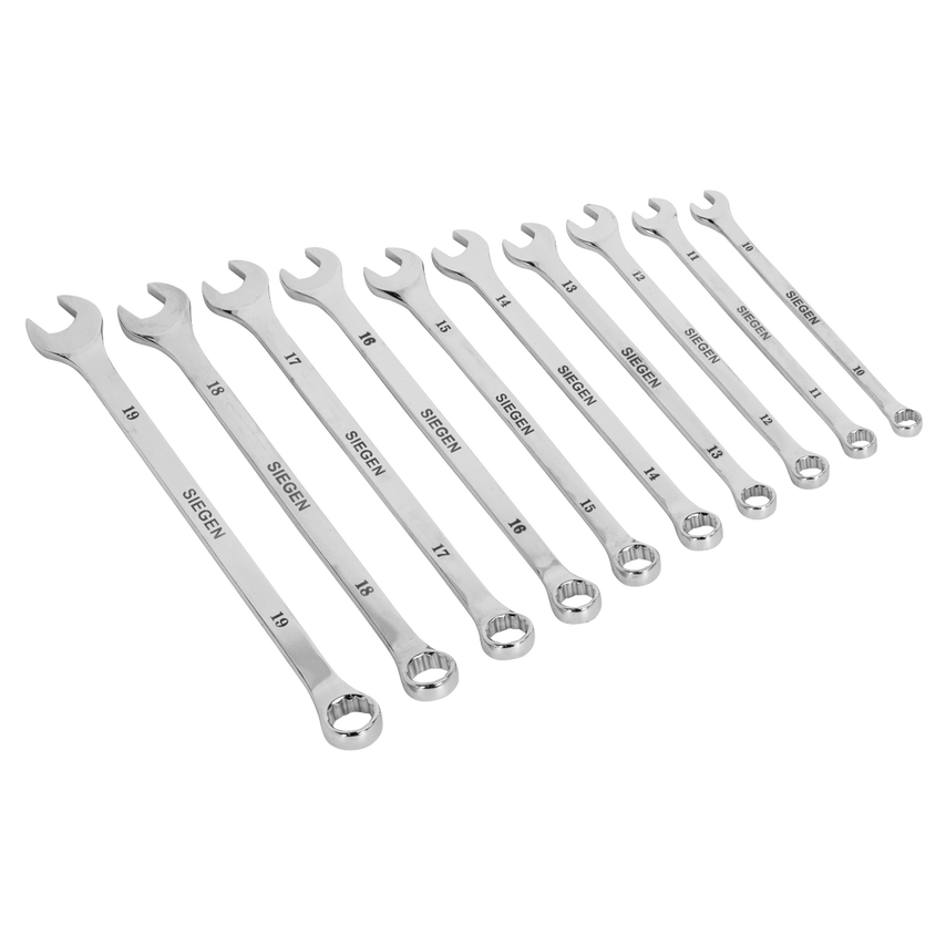 Combination Spanner Set10 Piece Extra-long Metric