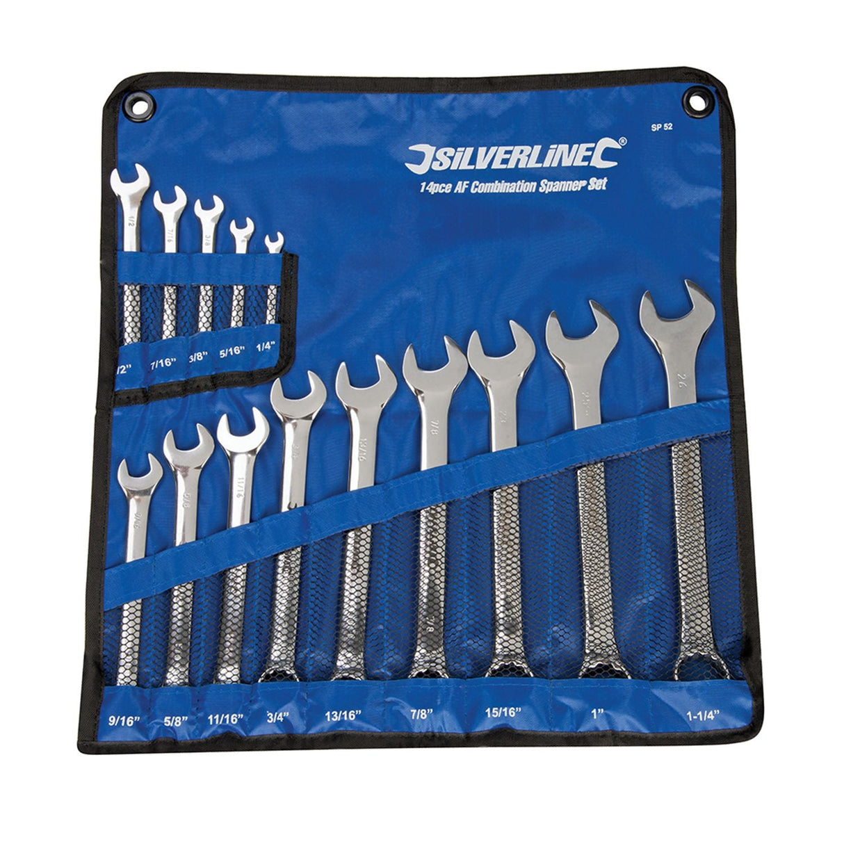 Combination Spanner Set 14 Piece 1/4 - 1-1/4"