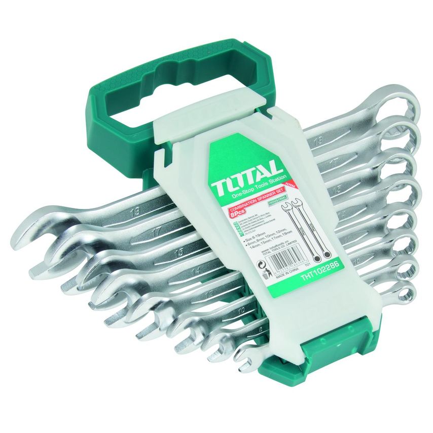 Combination Spanner Set, 2 Sizes 6-19mm - THT102286