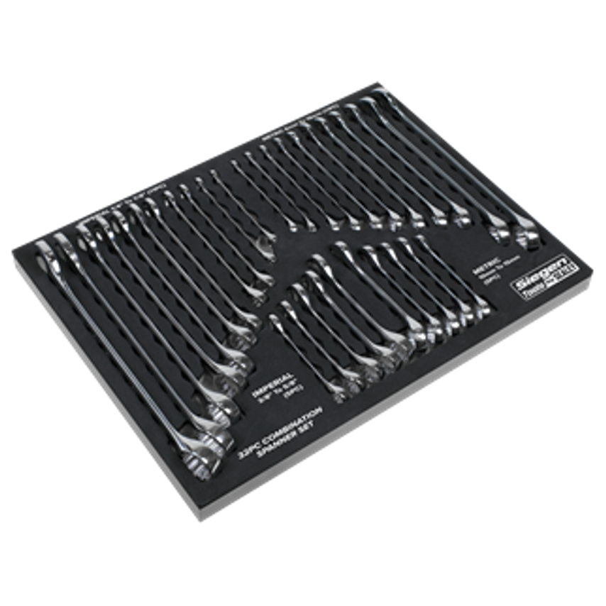 Combination Spanner Set 32pc - Metric/Imperial - S01239