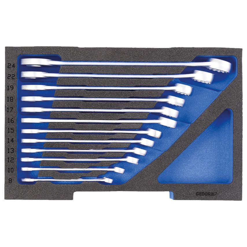 Combination spanner set in 1/2 L-BOXX 136 module